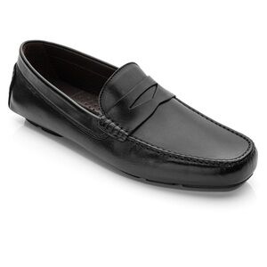 To Boot Men's Elegant Black Leather Loafers